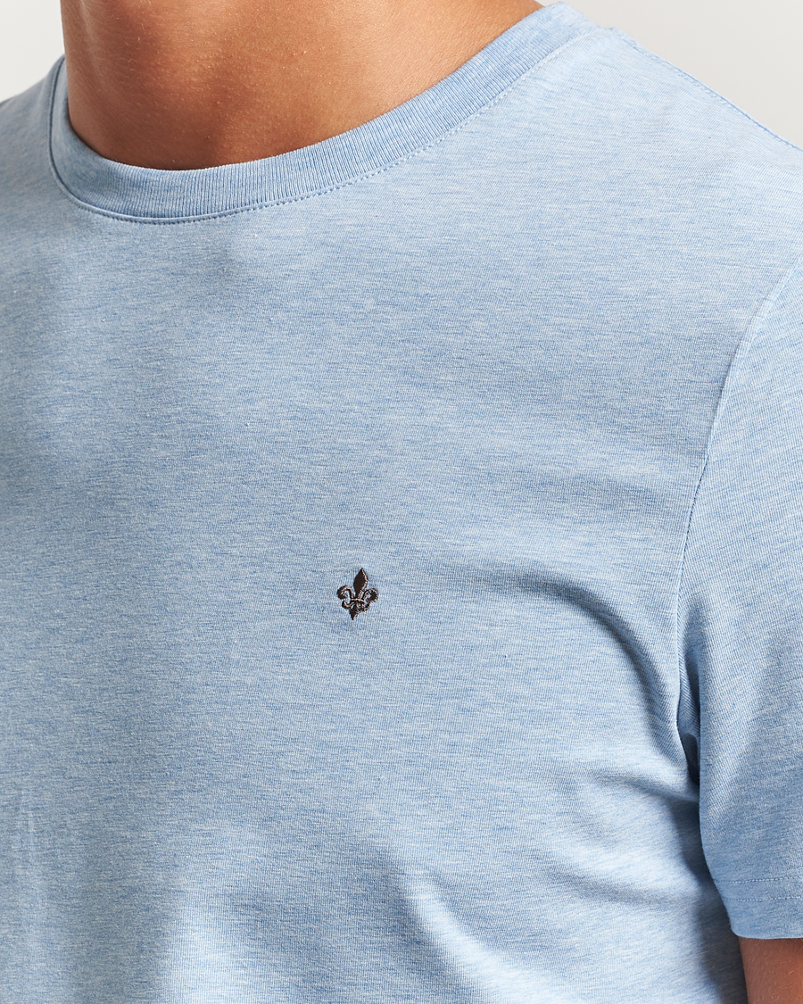 Herre | T-Shirts | Morris | James Crew Neck T-Shirt Light Blue