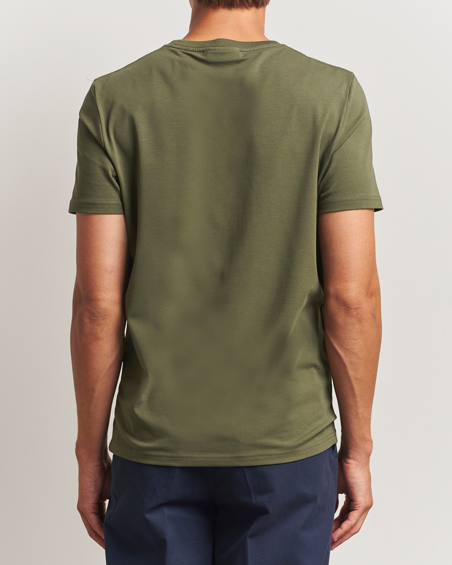 Herre | T-Shirts | Morris | James Crew Neck T-Shirt Olive