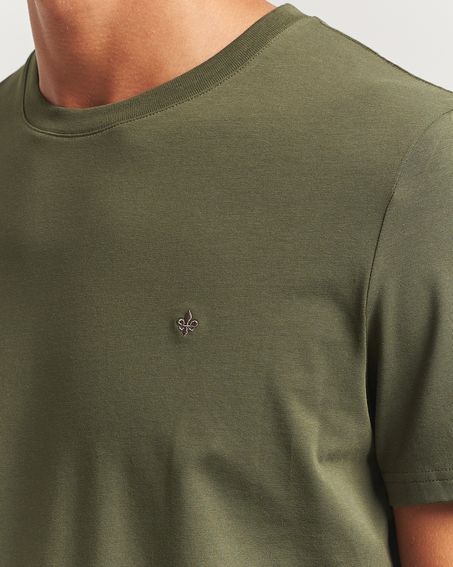 Herre | T-Shirts | Morris | James Crew Neck T-Shirt Olive