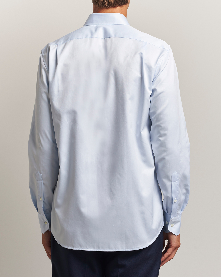 Herre | Skjorter | Stenströms | Regular Fit Cotton Twill Shirt Blue