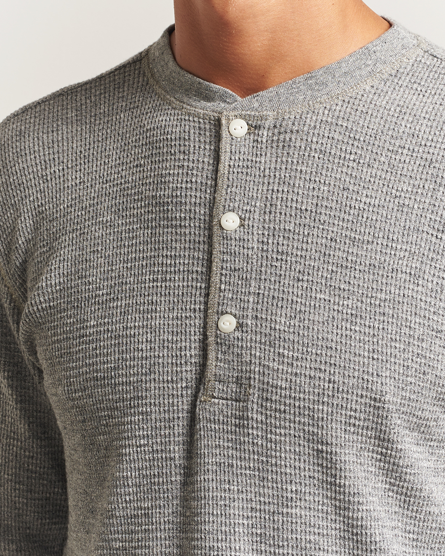 Herre | Trøjer | RRL | Long Sleeve Henley Grey