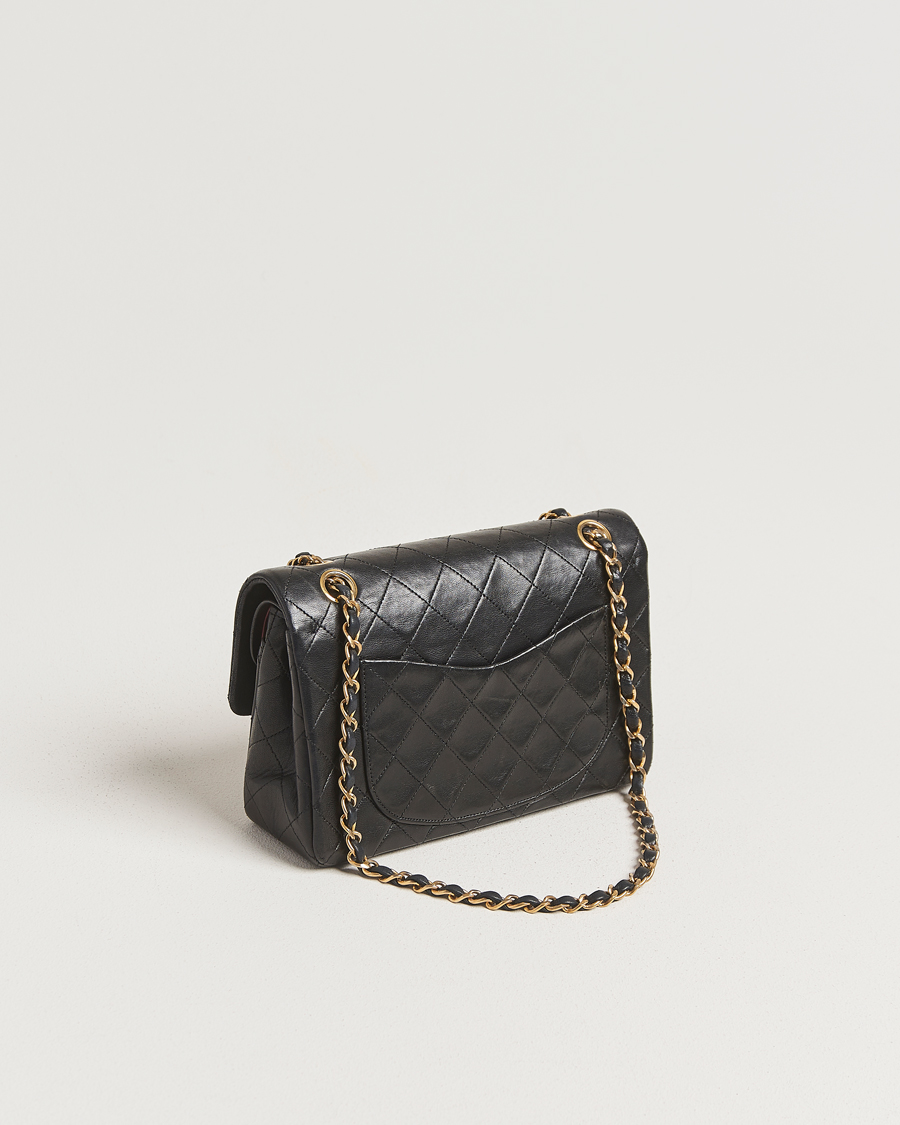 Herre | Pre-Owned & Vintage Bags | Chanel Pre-Owned | Classic Double Flap Small Lambskin Black