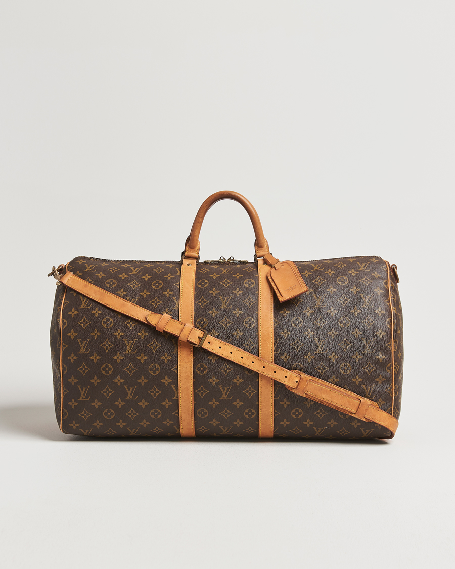 Herre | Pre-Owned & Vintage Bags | Louis Vuitton Pre-Owned | Keepall Bandoulière 55 Monogram