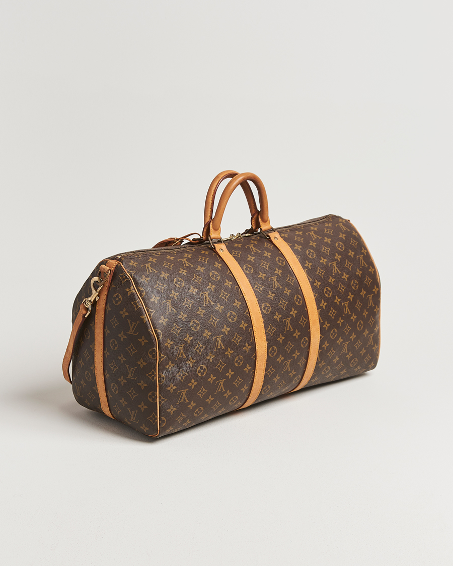 Herre | Pre-Owned & Vintage Bags | Louis Vuitton Pre-Owned | Keepall Bandoulière 55 Monogram