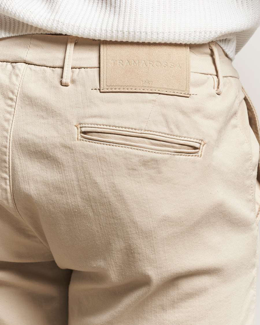 Herre | Bukser | Tramarossa | Luis Superstrech Cotton Chino Beige