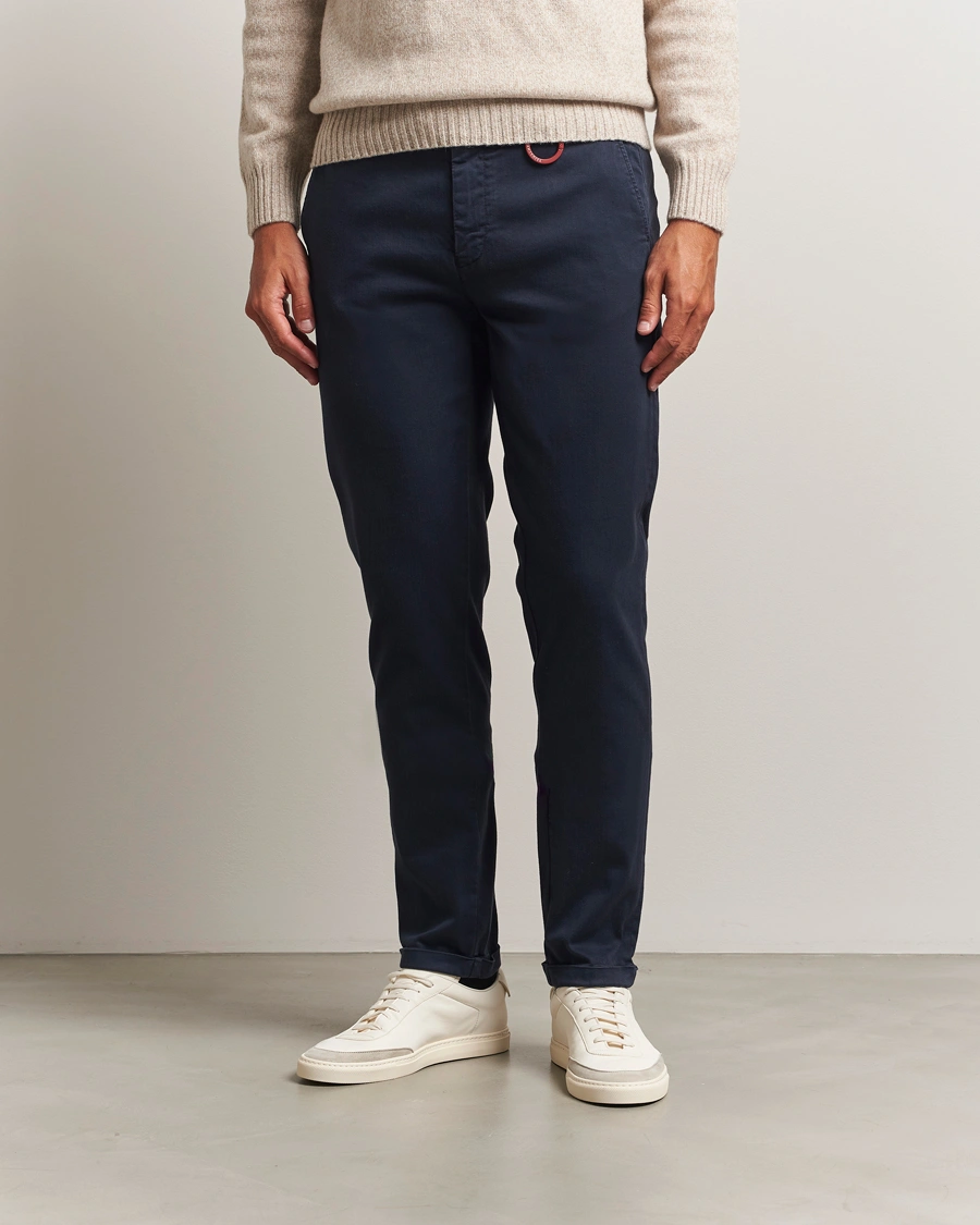 Herre | Bukser | Tramarossa | Luis Superstrech Cotton Chino Dark Blu