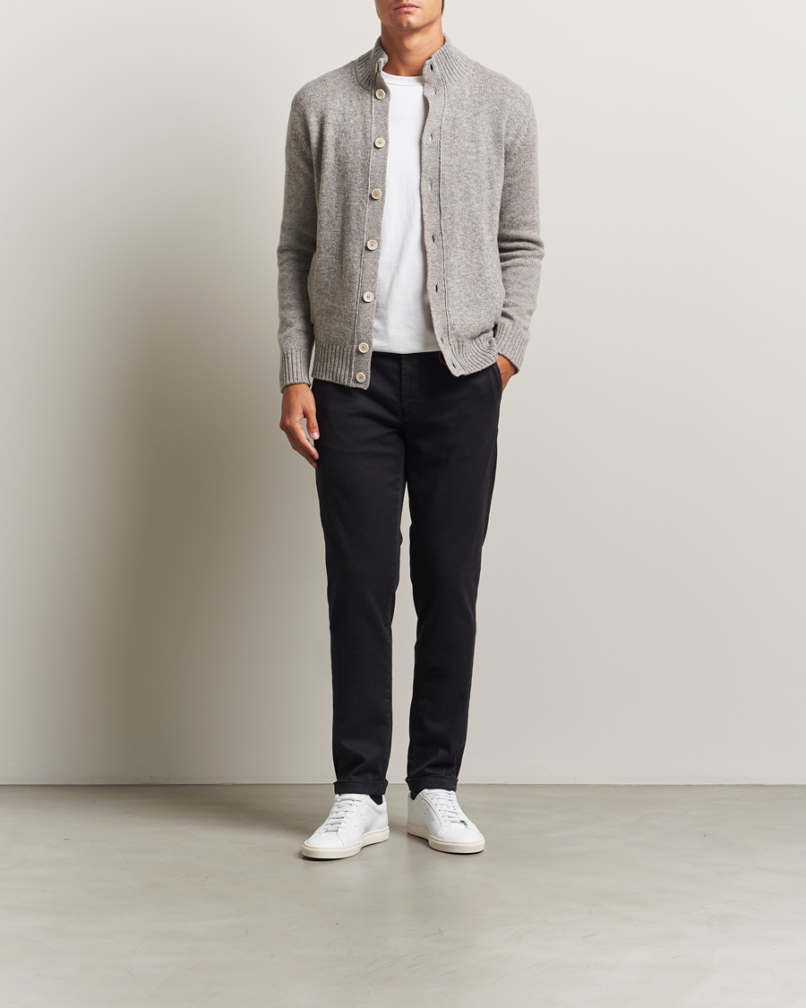 Herre | Jeans | Tramarossa | Luis Superstrech Cotton Chino Black