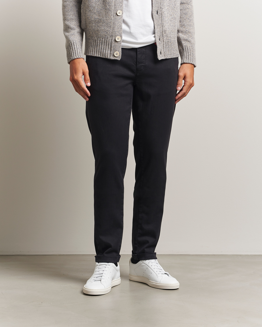 Herre | Jeans | Tramarossa | Luis Superstrech Cotton Chino Black
