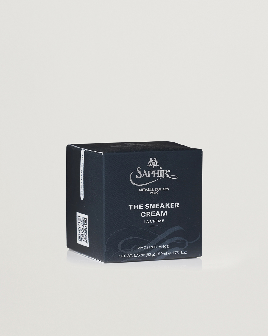 Herre | Skopleje | Saphir Medaille d'Or | Sneaker Cream Black