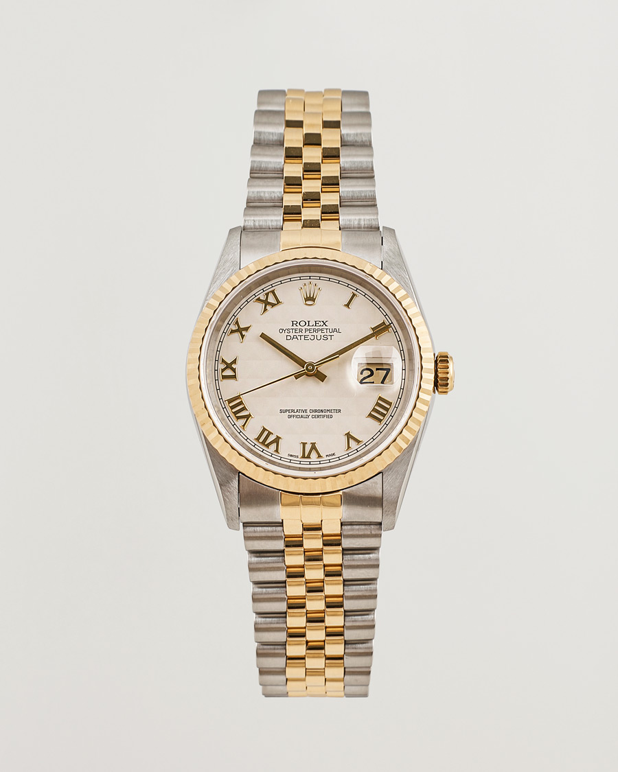 Herre | Pre-Owned & Vintage Watches | Rolex Pre-Owned | Datejust Pyramid dial