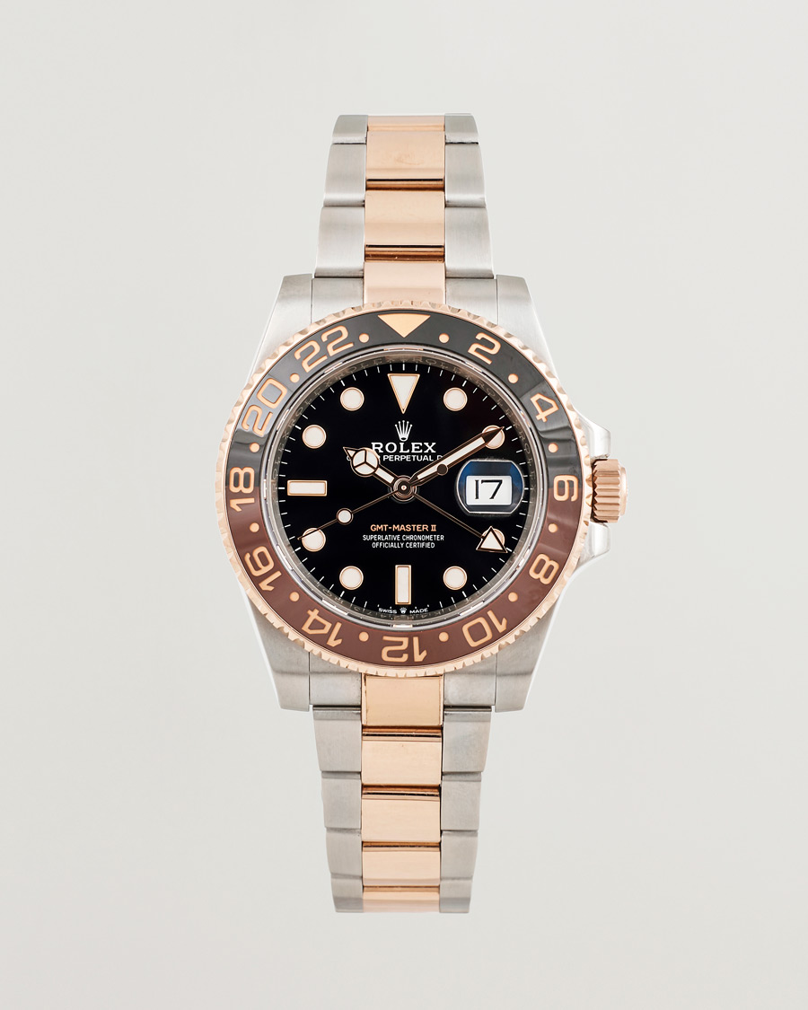 Herre | Rolex Pre-Owned GMT Master II Root Beer | Rolex Pre-Owned | GMT Master II Root Beer