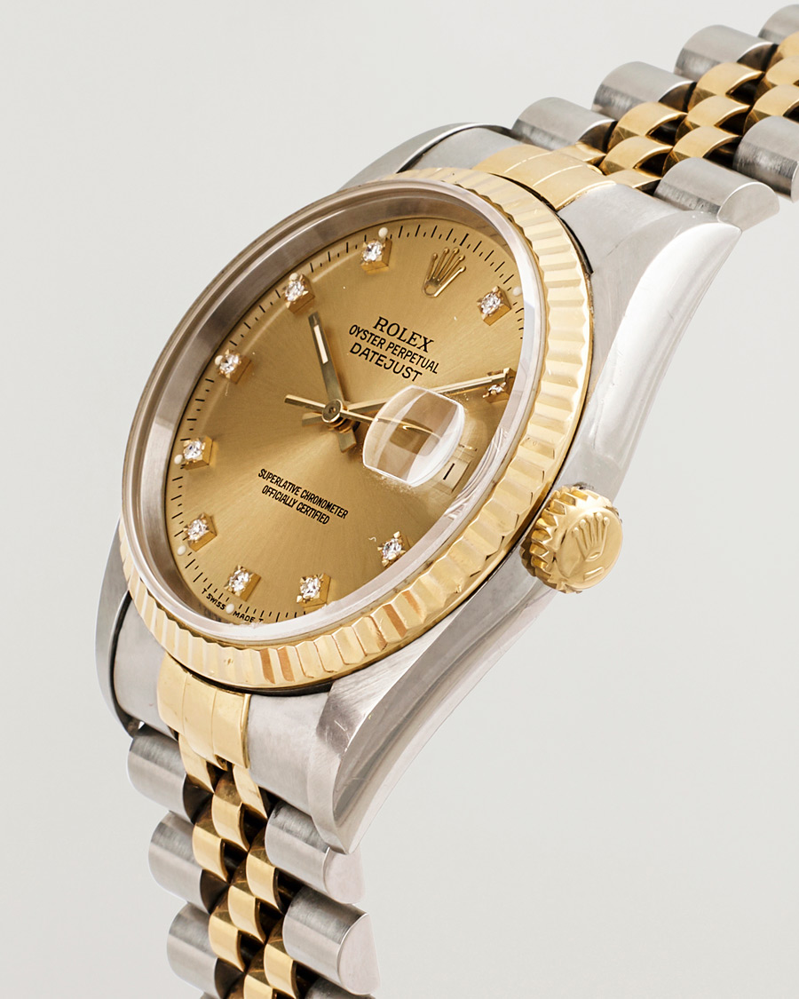 Herre | Pre-Owned & Vintage Watches | Rolex Pre-Owned | Datejust G/S Diamond