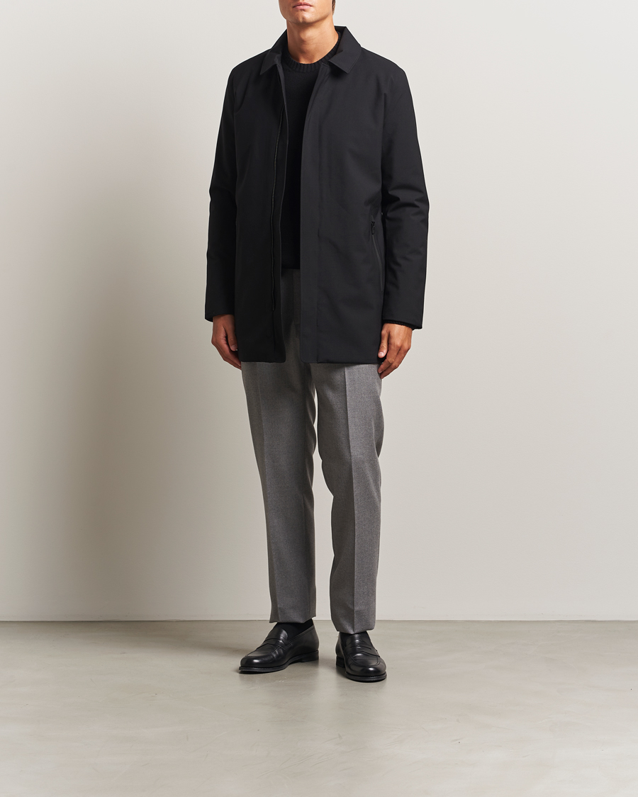 Herre | Jakker | UBR | Regulator Coat Savile Black Wool