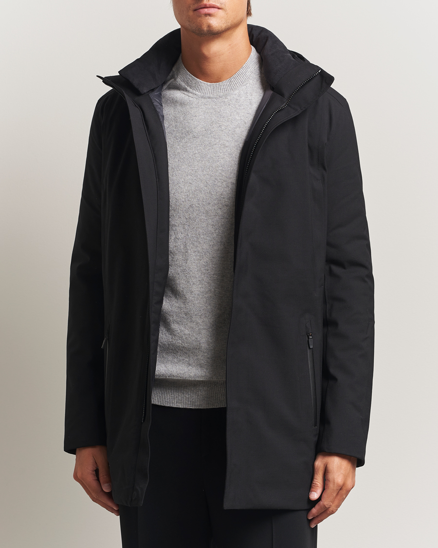Herre | Jakker | UBR | Regulator Parka Savile Black Wool