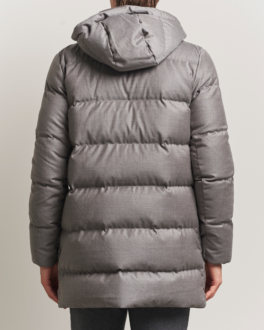 Herre | Jakker | UBR | Concorde Wool Parka Savile Sand Melange