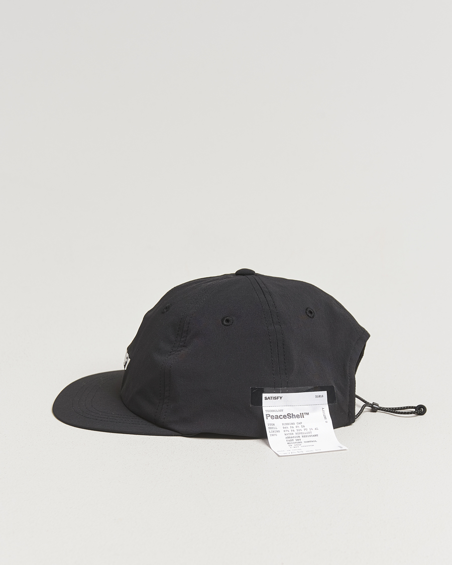 Herre | Tilbehør | Satisfy | PeaceShell Run Cult Cap Black