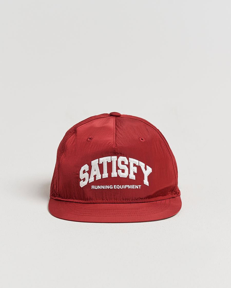 Herre | Hatte & kasketter | Satisfy | FliteSilk Running Cap Burgundy