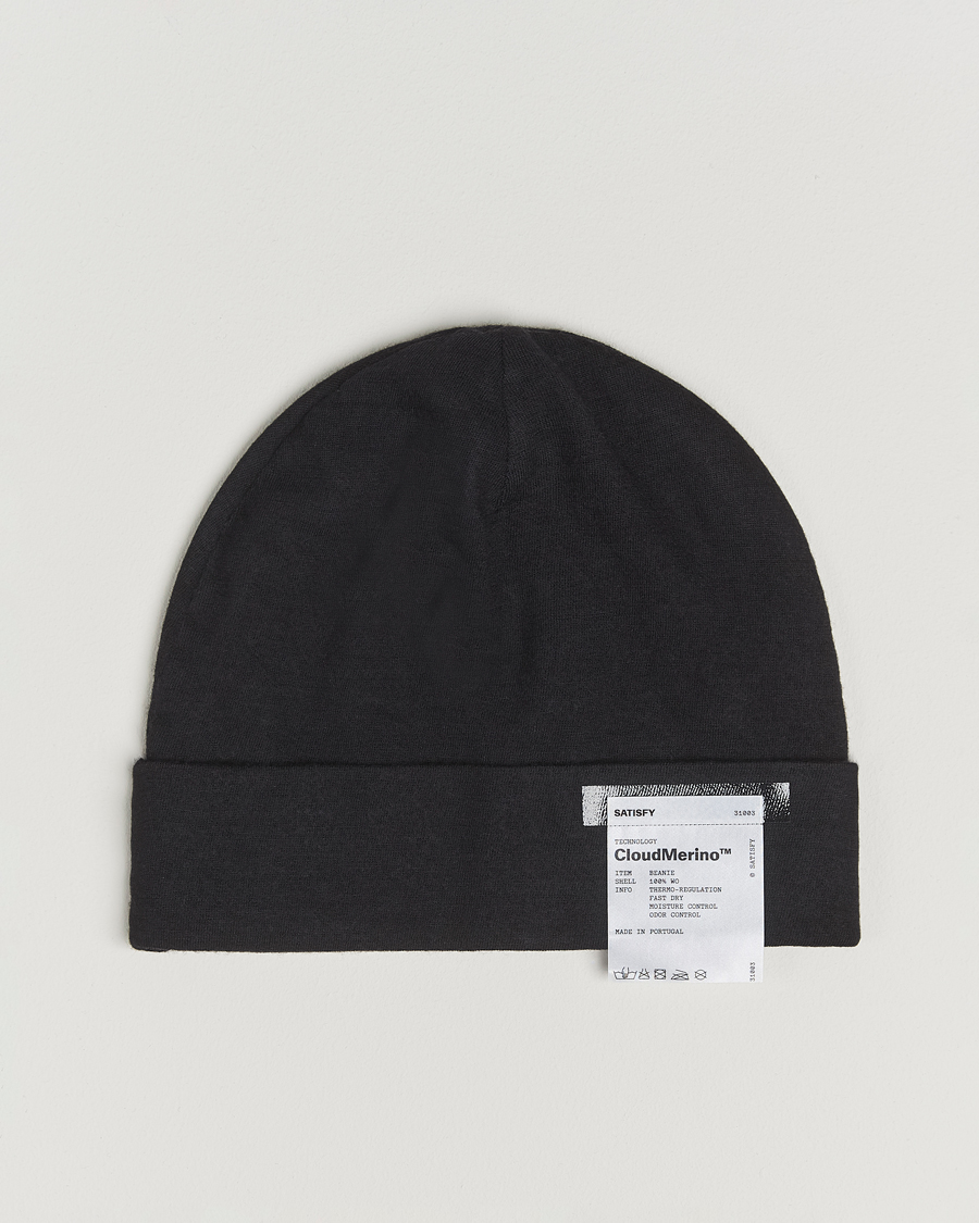 Herre | Huer | Satisfy | CloudMerino Beanie Black