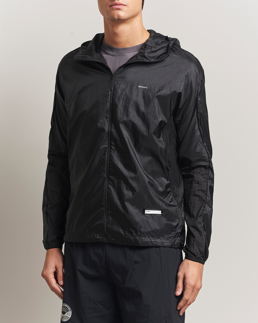 Herre | Jakker | Satisfy | Pertex Diamond Fuse Windbreaker Black