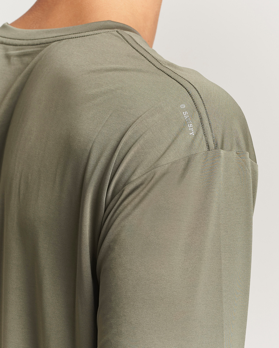 Herre | T-Shirts | Satisfy | AuraLite Long Sleeve T-Shirt Dusty Olive