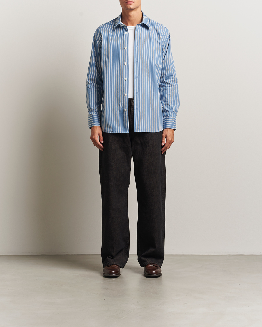 Herre | Skjorter | Sunflower | Day Shirt Blue Stripe