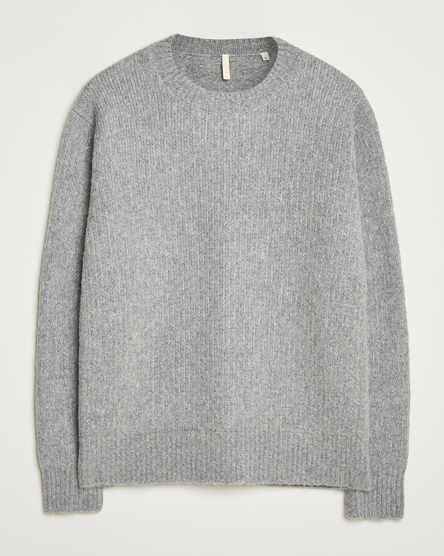 Herre | Trøjer | Sunflower | Yak Sweater Grey Melange