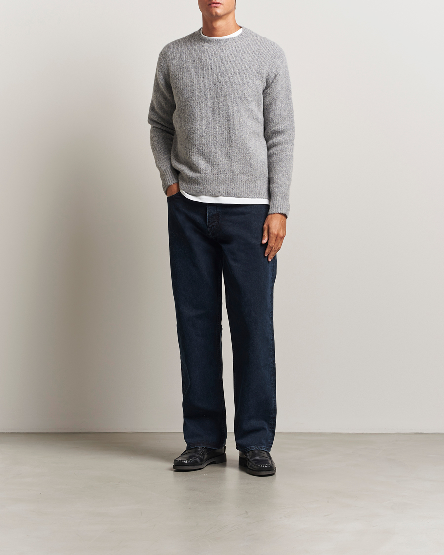 Herre | Trøjer | Sunflower | Yak Sweater Grey Melange