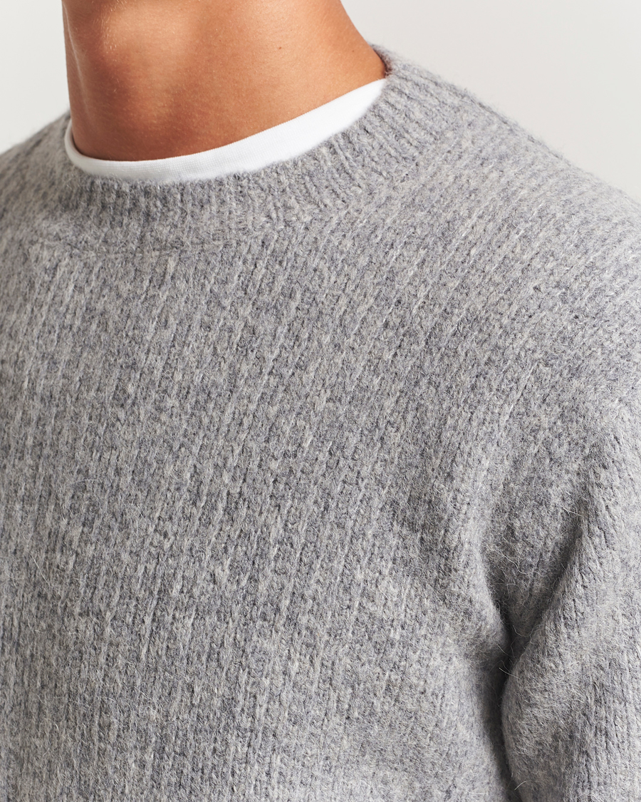 Herre | Trøjer | Sunflower | Yak Sweater Grey Melange