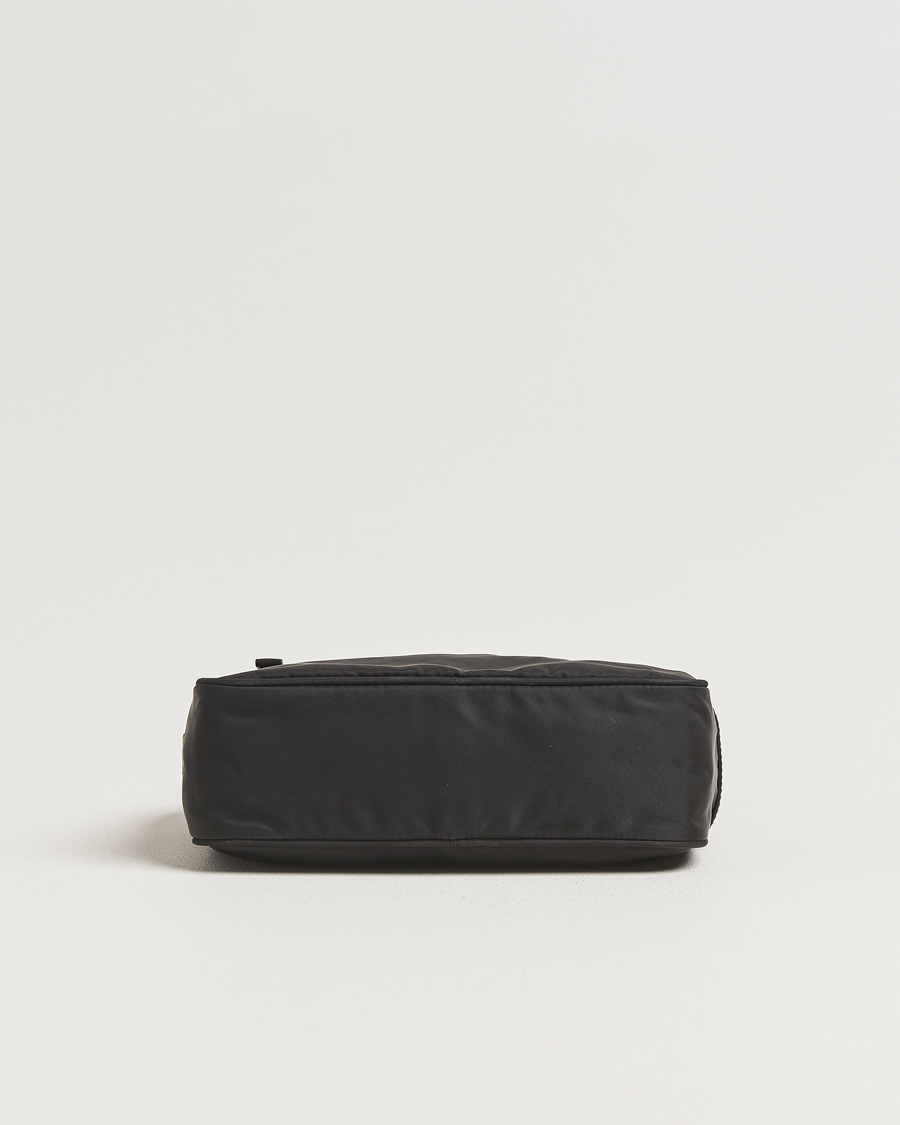 Herre | Pre-Owned & Vintage Bags | Prada Pre-Owned | Tessuto Nylon Leather Shoulder Bag Black