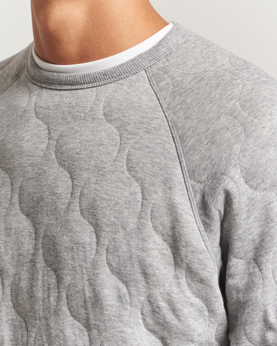 Herre | Trøjer | BEAMS PLUS | MIL Quilt Crew Neck Grey