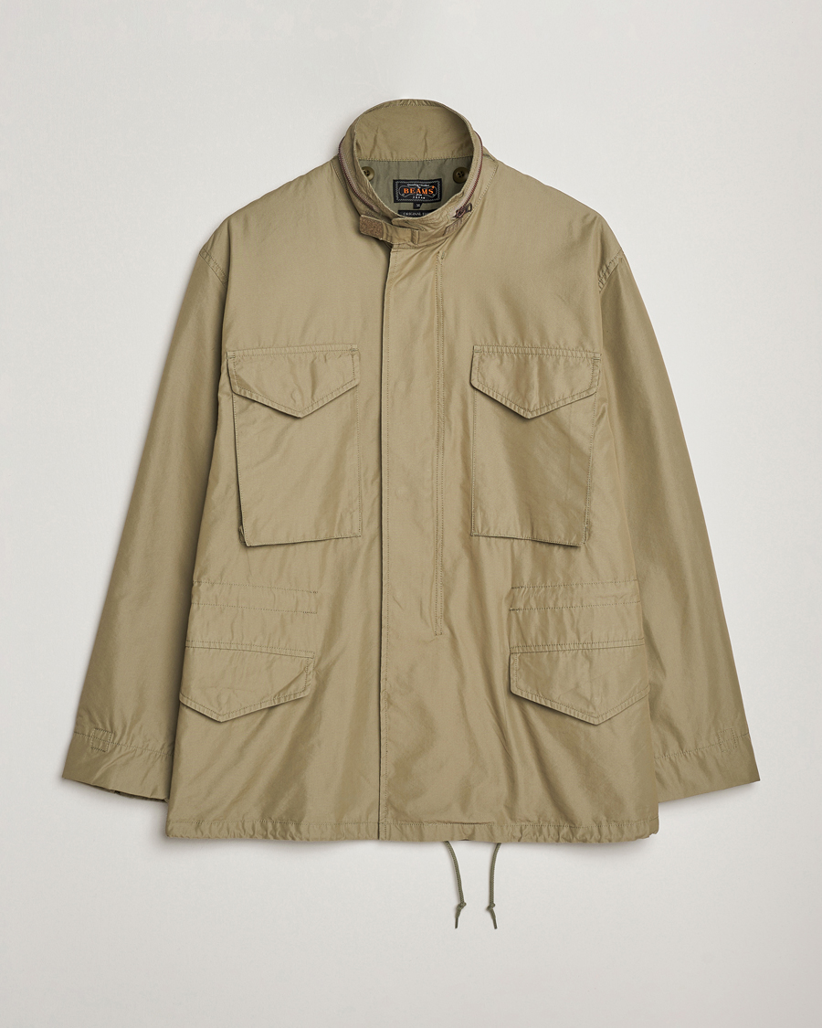 BEAMS PLUS MIL Field Jacket Olive - CareOfCarl.dk