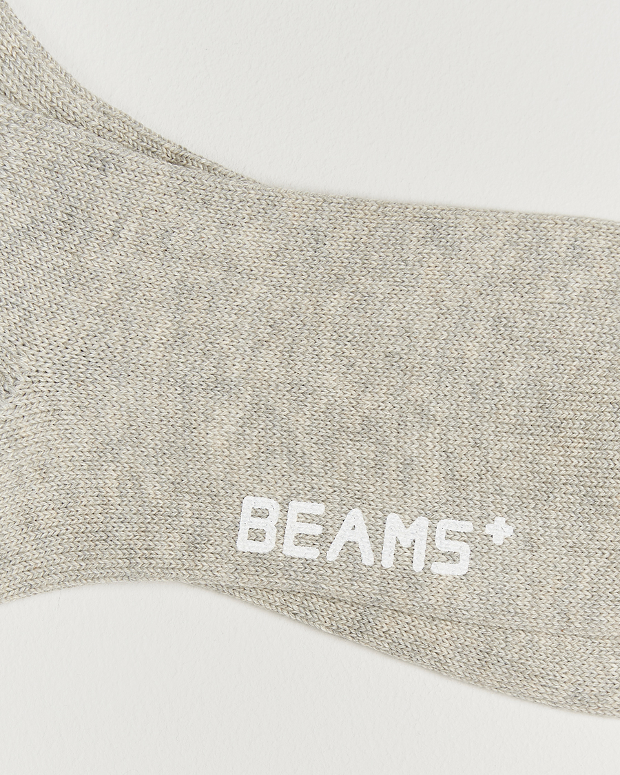 Herre | Undertøj | BEAMS PLUS | Schoolboy Socks Grey/Green