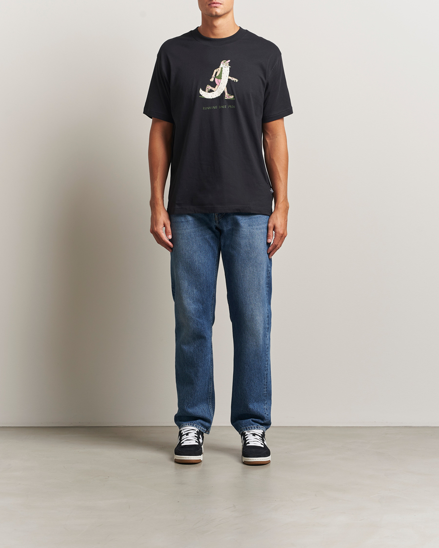 Herre | T-Shirts | New Balance | Bearded Runner T-Shirt Black