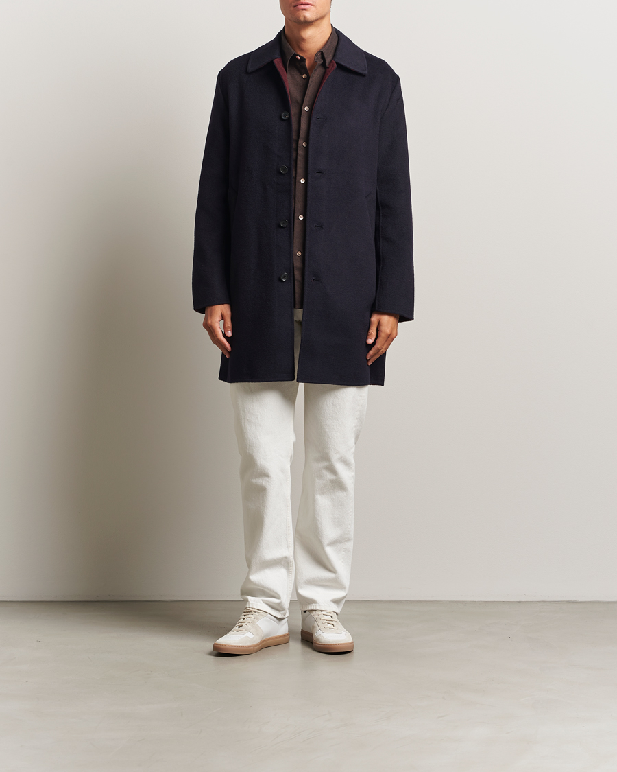 Herre | Jakker | PS Paul Smith | Wool Coat Dark Blue