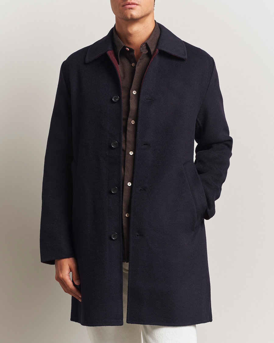 Herre | Jakker | PS Paul Smith | Wool Coat Dark Blue
