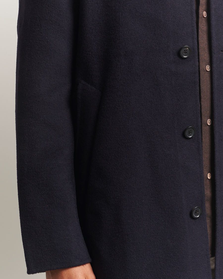 Herre | Jakker | PS Paul Smith | Wool Coat Dark Blue