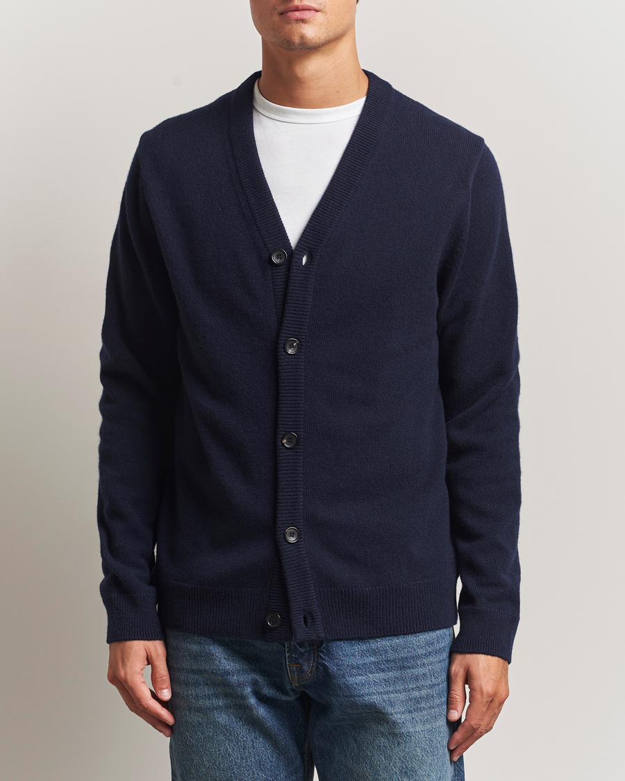 Herre | Trøjer | PS Paul Smith | Merino Knitted Cardigan Blue