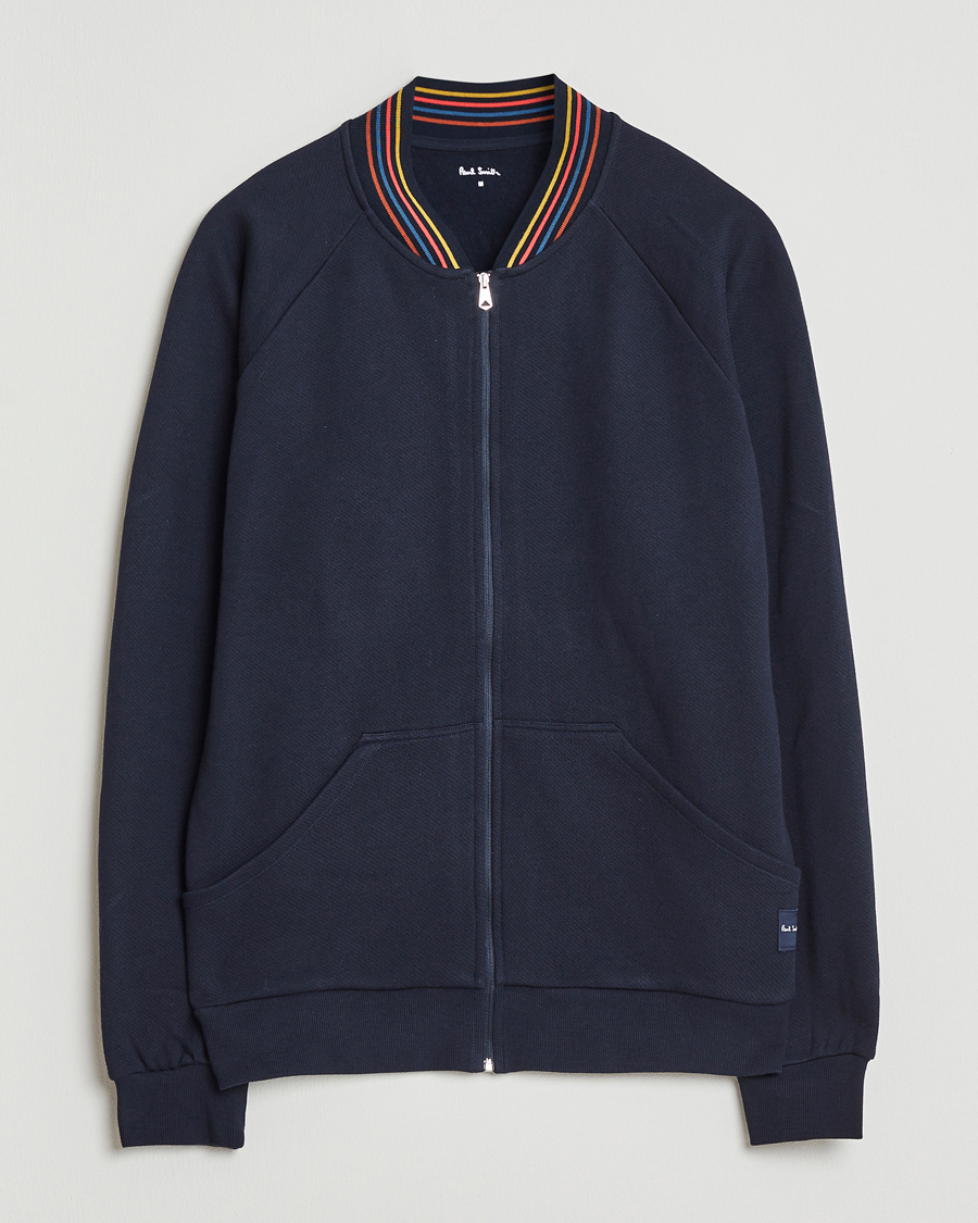 Herre | Trøjer | Paul Smith | Artist Rib Full Zip Navy