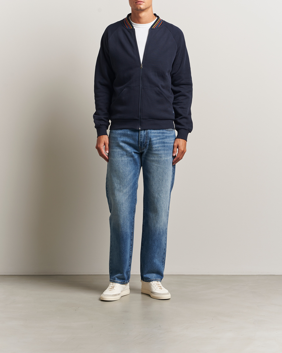 Herre | Trøjer | Paul Smith | Artist Rib Full Zip Navy