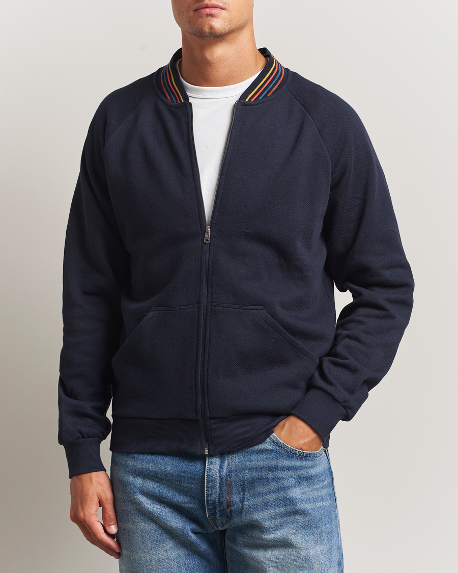 Herre | Trøjer | Paul Smith | Artist Rib Full Zip Navy