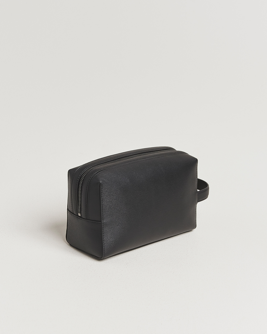 Herre | Tasker | Paul Smith | Leather Washbag Black