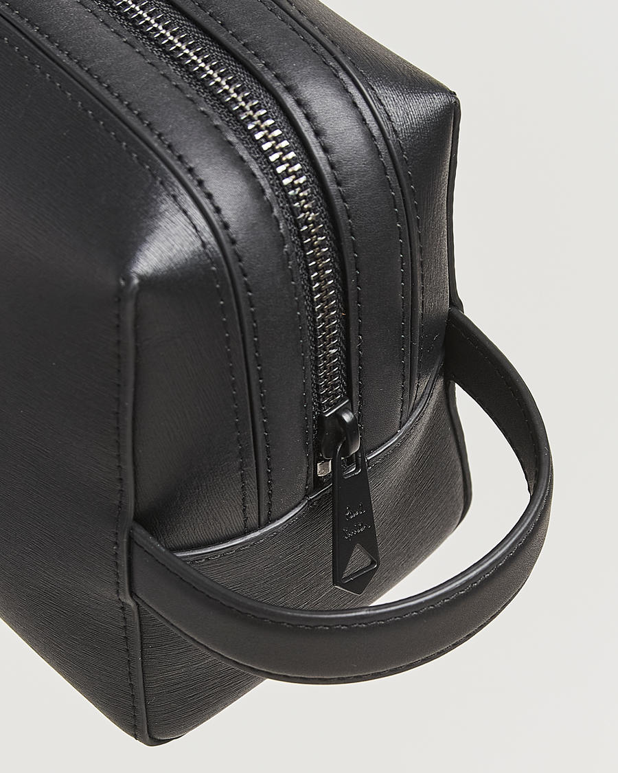 Herre | Tasker | Paul Smith | Leather Washbag Black