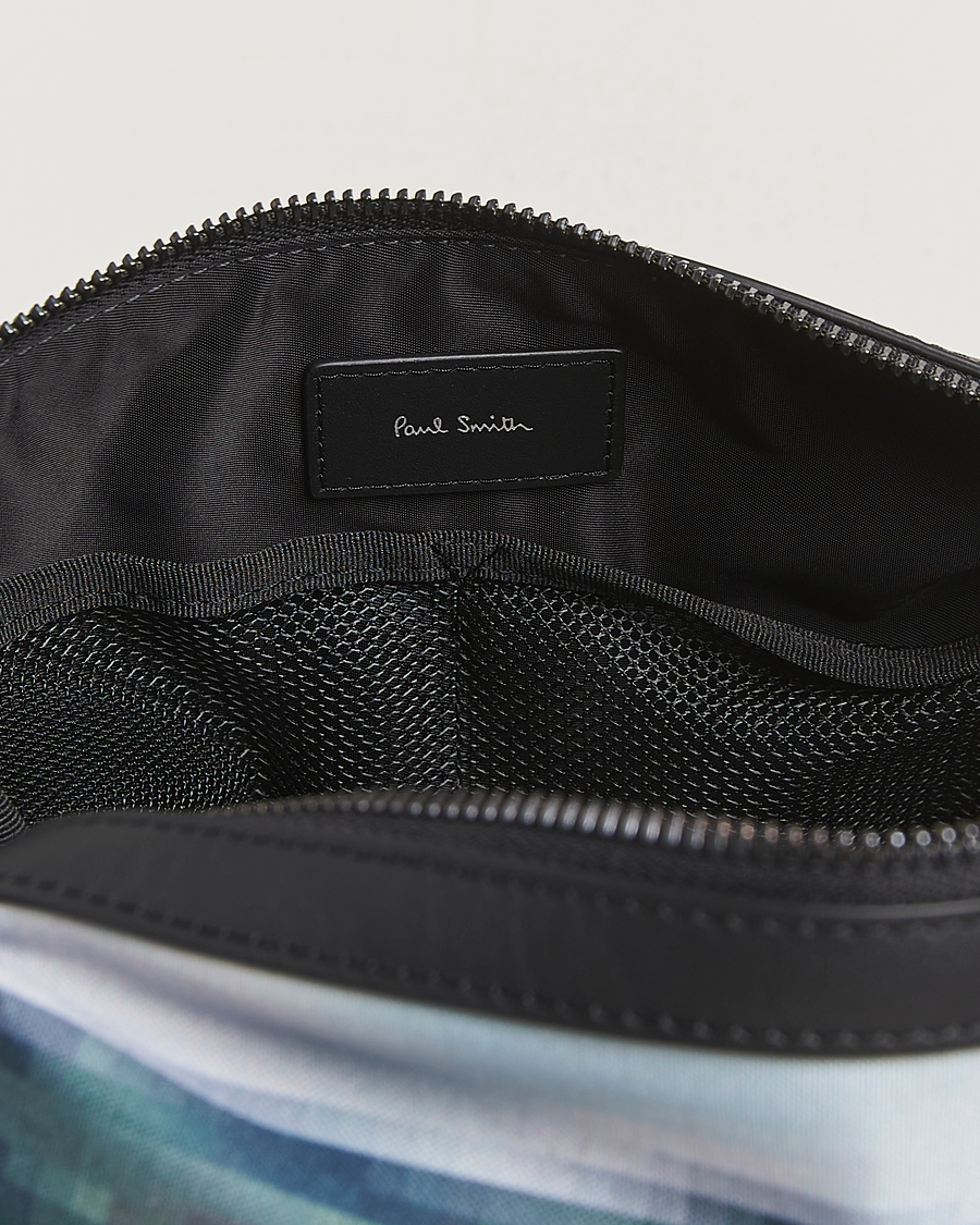 Herre | Tasker | Paul Smith | Leather Mini Washbag Black Multi