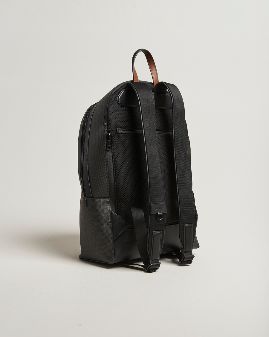 Herre | Tasker | Paul Smith | Nylon Stripe Backpack Black Multi