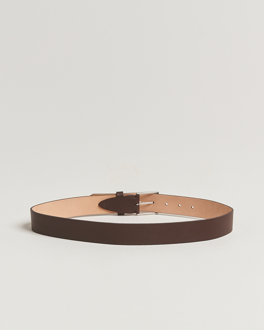 Herre | Bælter | Paul Smith | Stitch Leather Belt Dark Brown