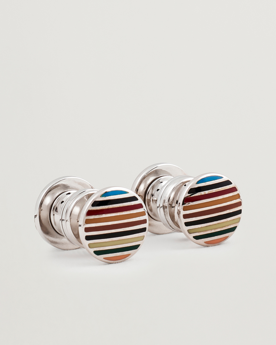 Herre | Manchetknapper | Paul Smith | Signature Pop Cufflink Silver