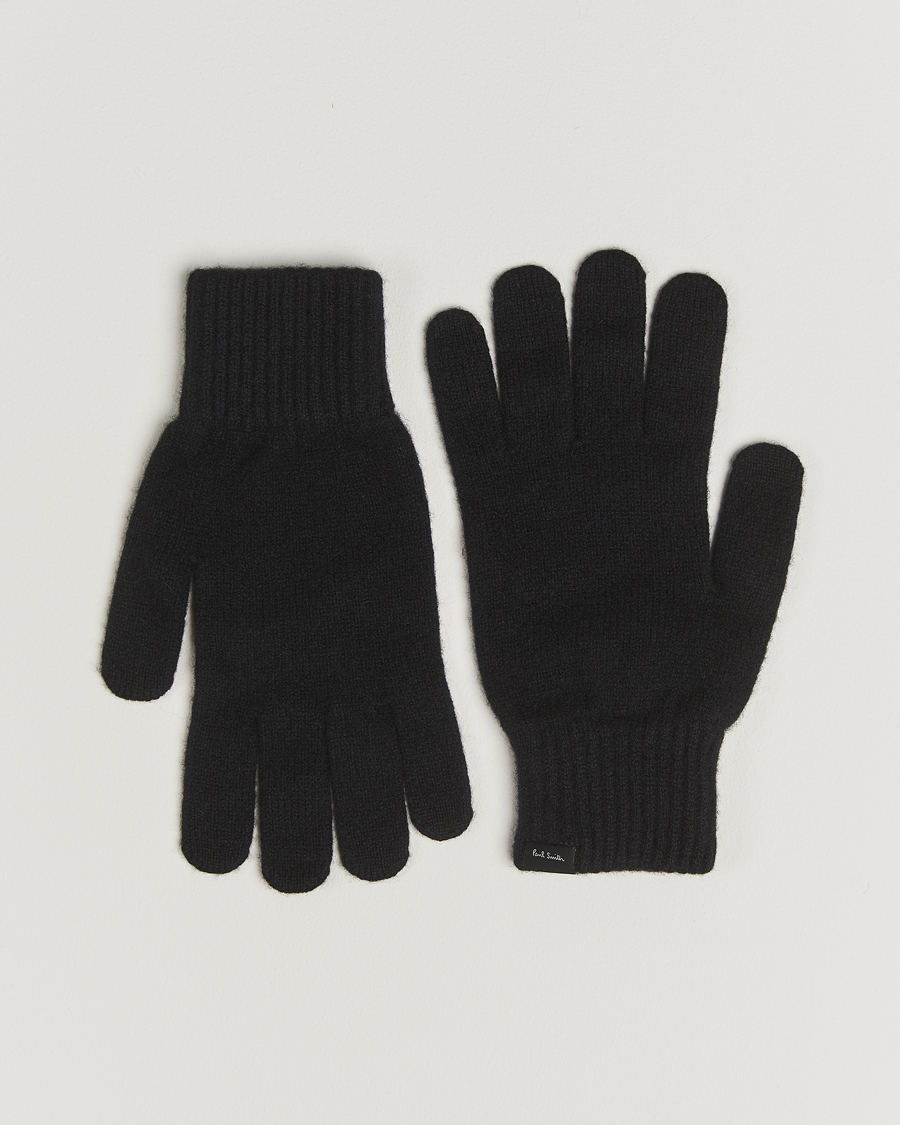 Herre | Handsker | Paul Smith | Cashmere Glove Black