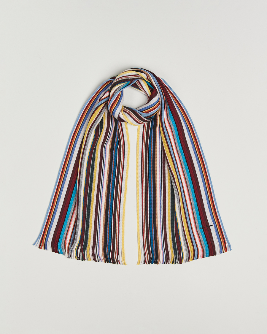 Herre | Halstørklæder | Paul Smith | Merino Wool Signature Scarf Multi