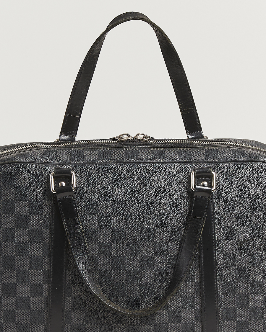Herre | Pre-Owned & Vintage Bags | Louis Vuitton Pre-Owned | Jorn Porte Documents Damier Graphite