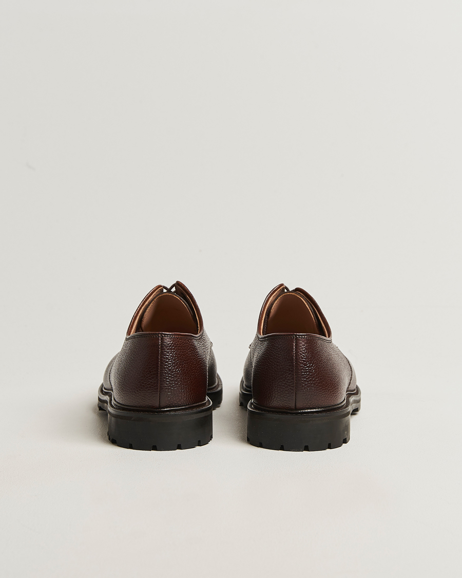 Herre | Derbys | Crockett & Jones | Sandhurst Derby Vibram Brown Scotch Grain